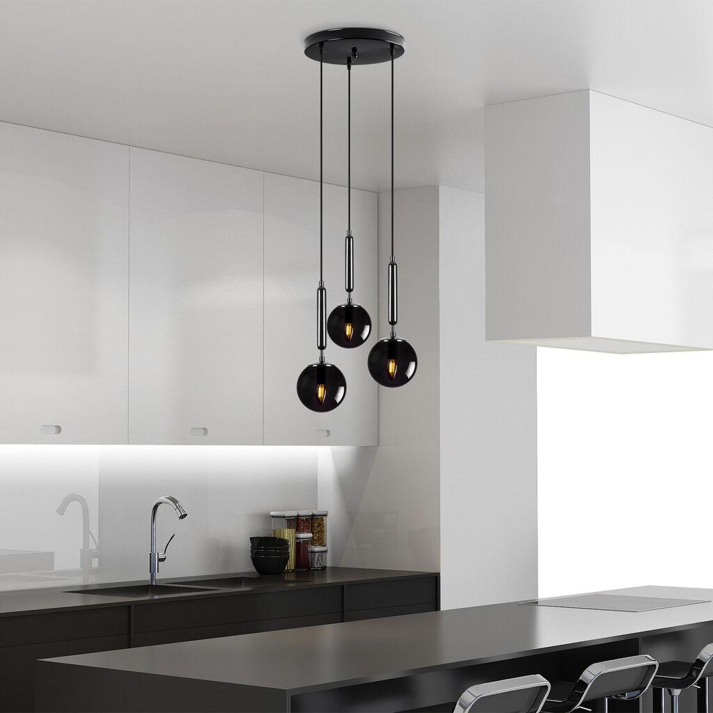 Opviq Luster King-11455, 34x34x134 cm, 3xE14