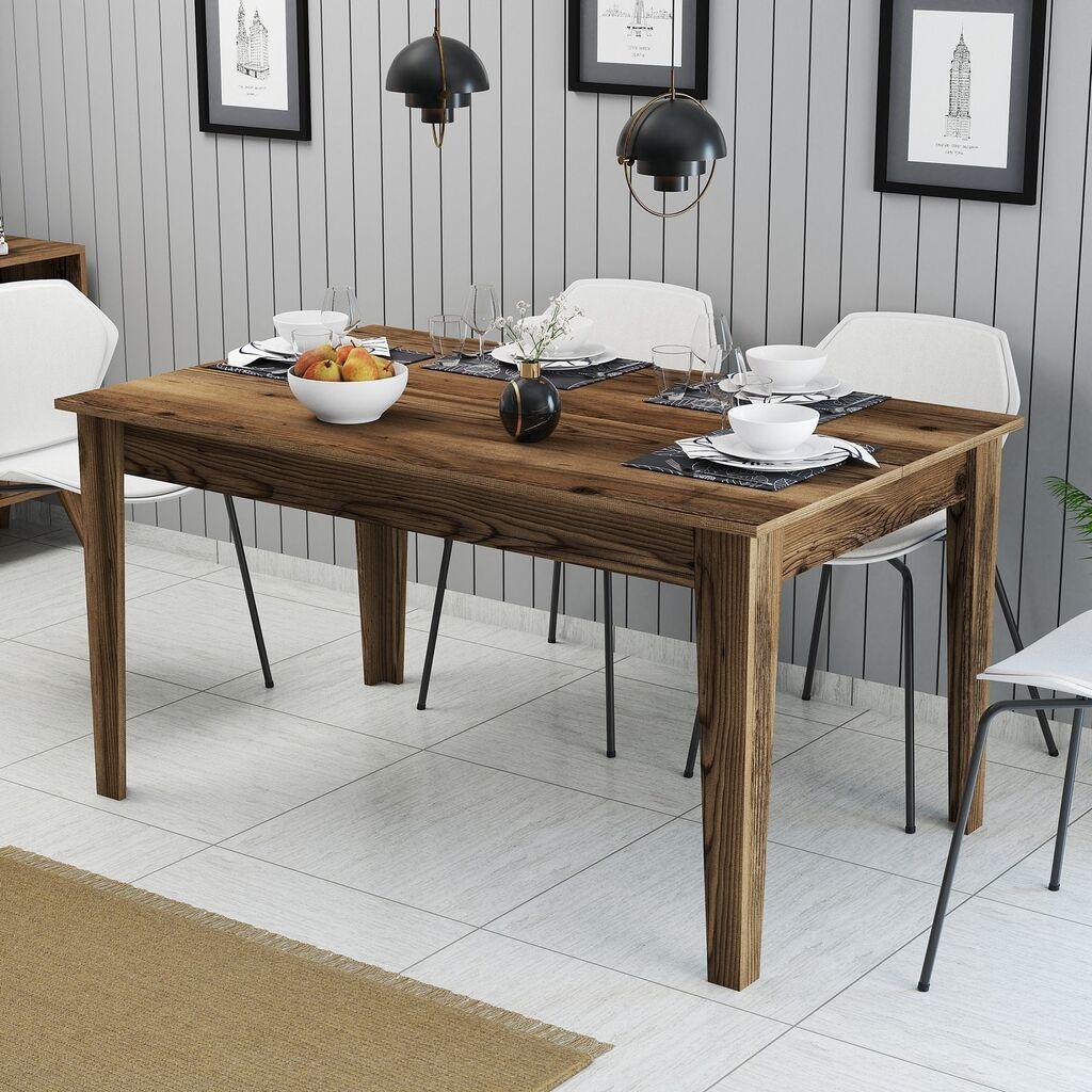Hanah Home Milan 516 Trpezarijski sto, smeđa