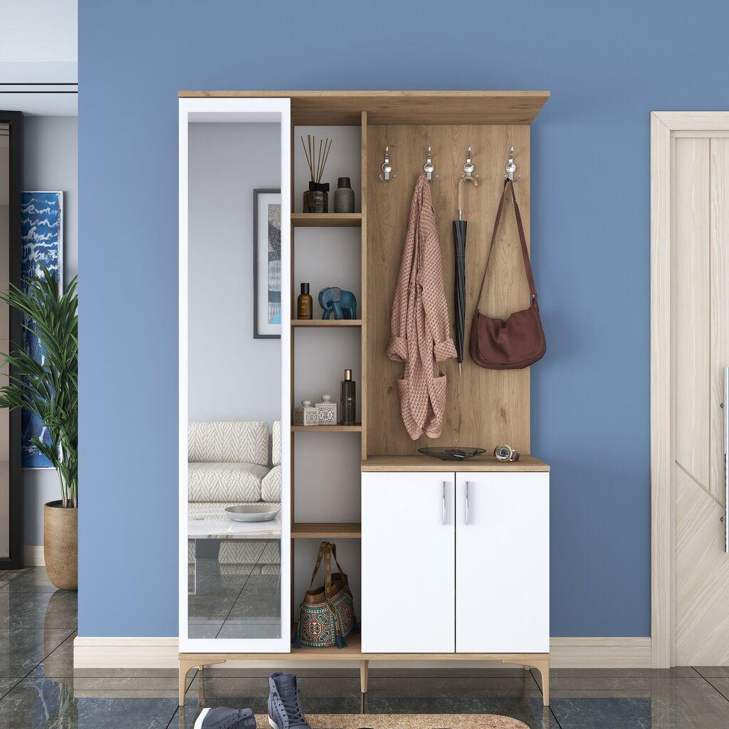Hanah Home Set za ulazni hodnik, Orah