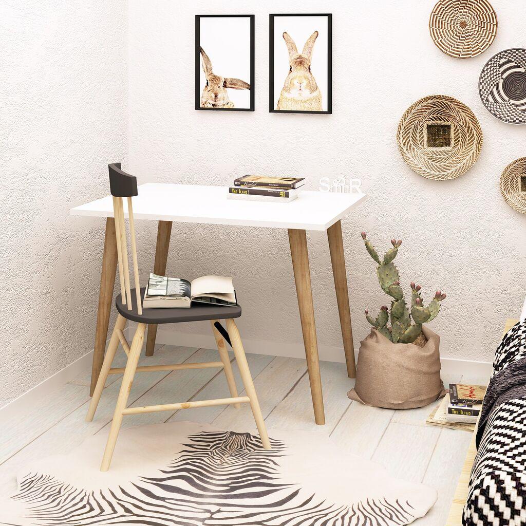 Hanah home Radni sto 80x74x60cm Bijeli