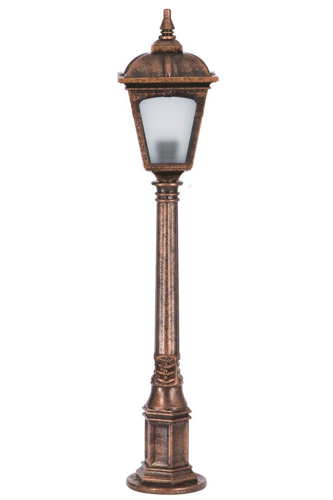 Opviq Vanjska lampa BSU-68185-BKR-M2-B, 100 cm, Podna, IP65, E27, 60W, Smeđa