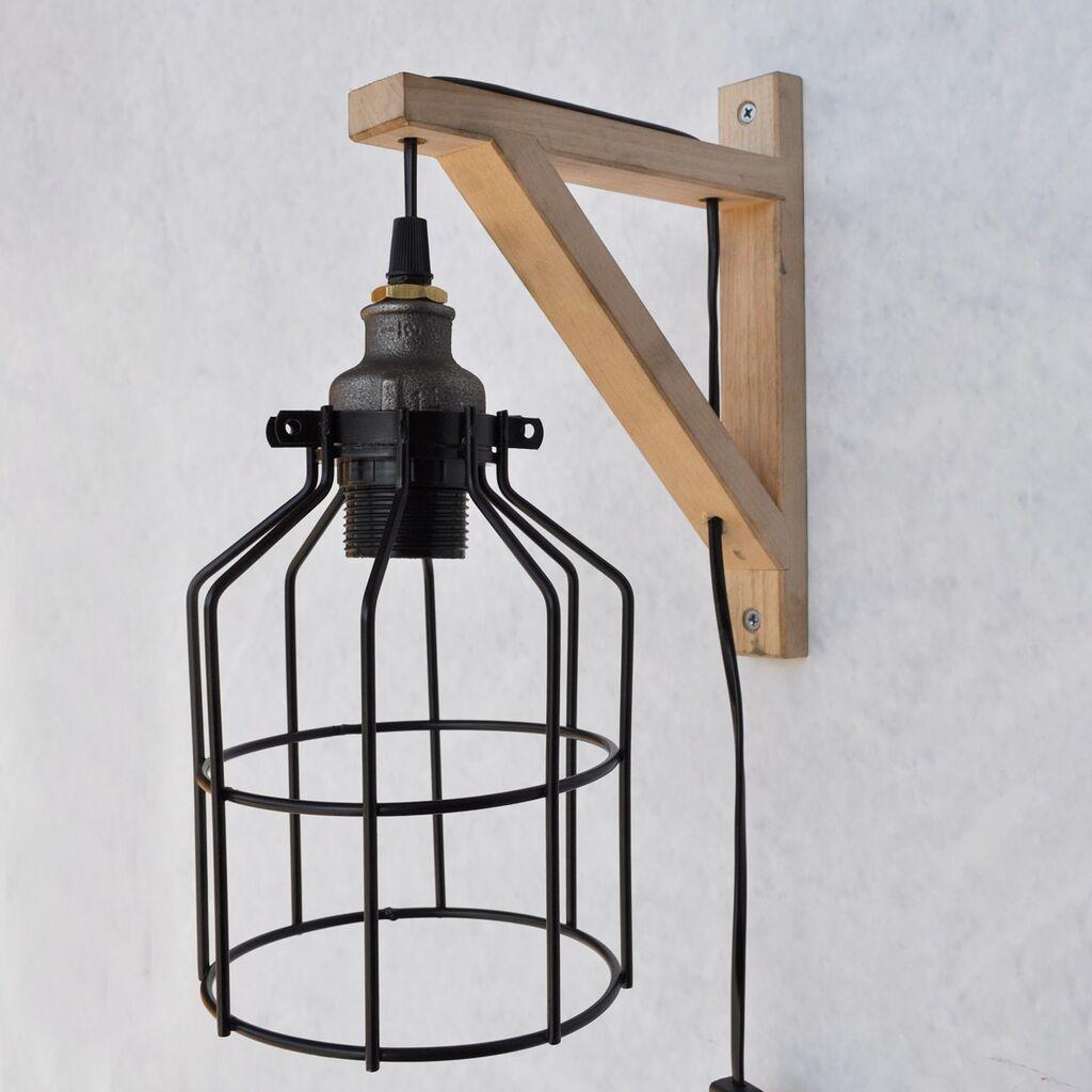Opviq Pp127 Zidna lampa, crna
