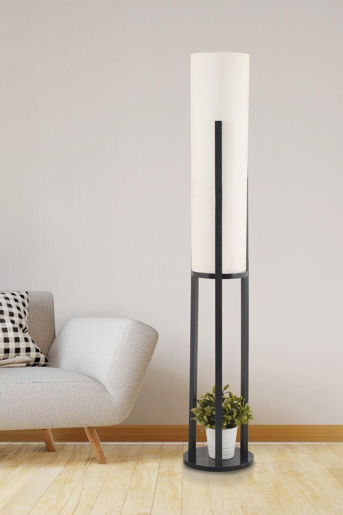 Opviq Circle Dor Podna lampa, Crna