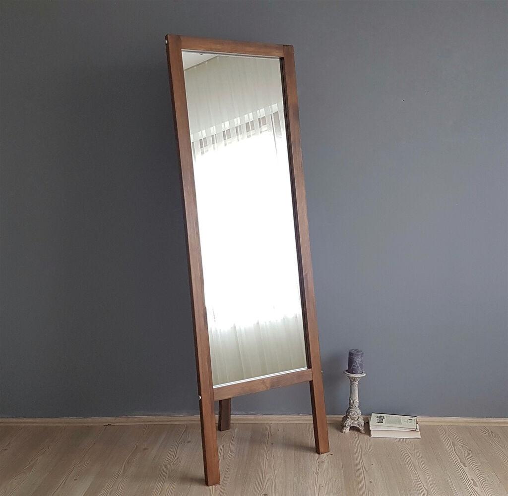Hanah Home Podno ogledalo A43, 55x170cm, Smeđa