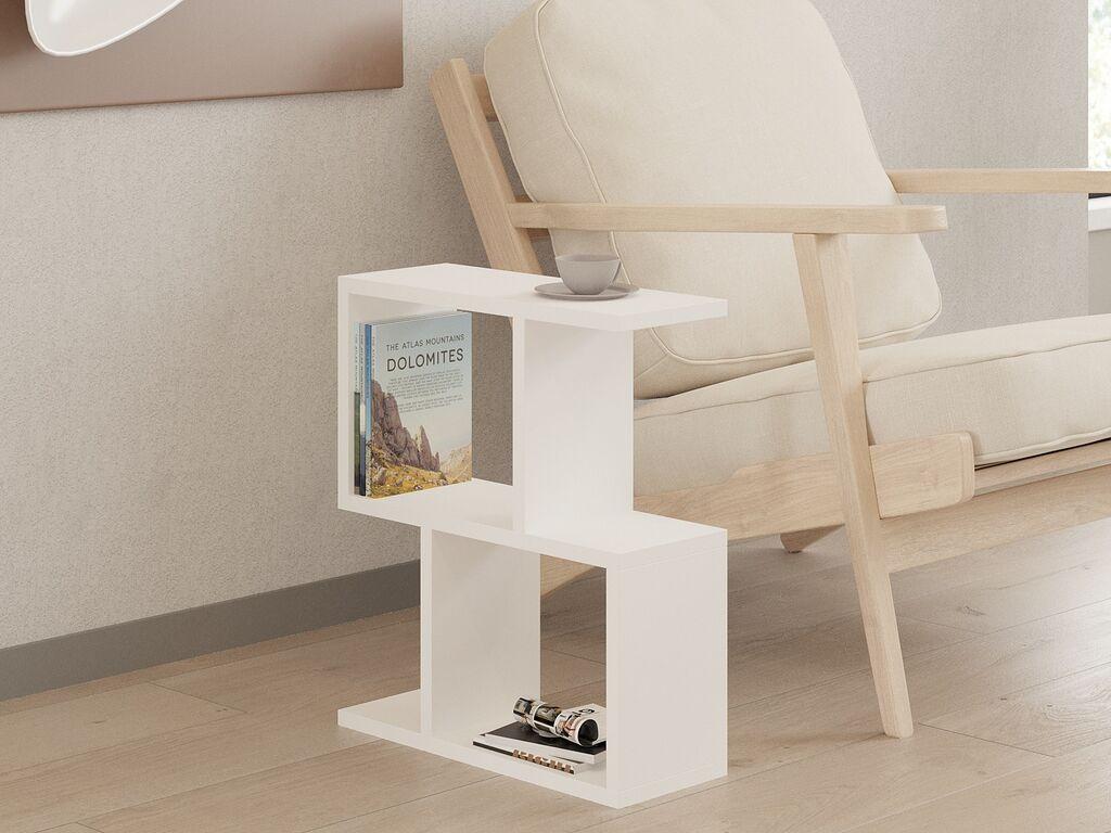 Hanah home Klub sto Zet 45x51,4x17cm Bijeli