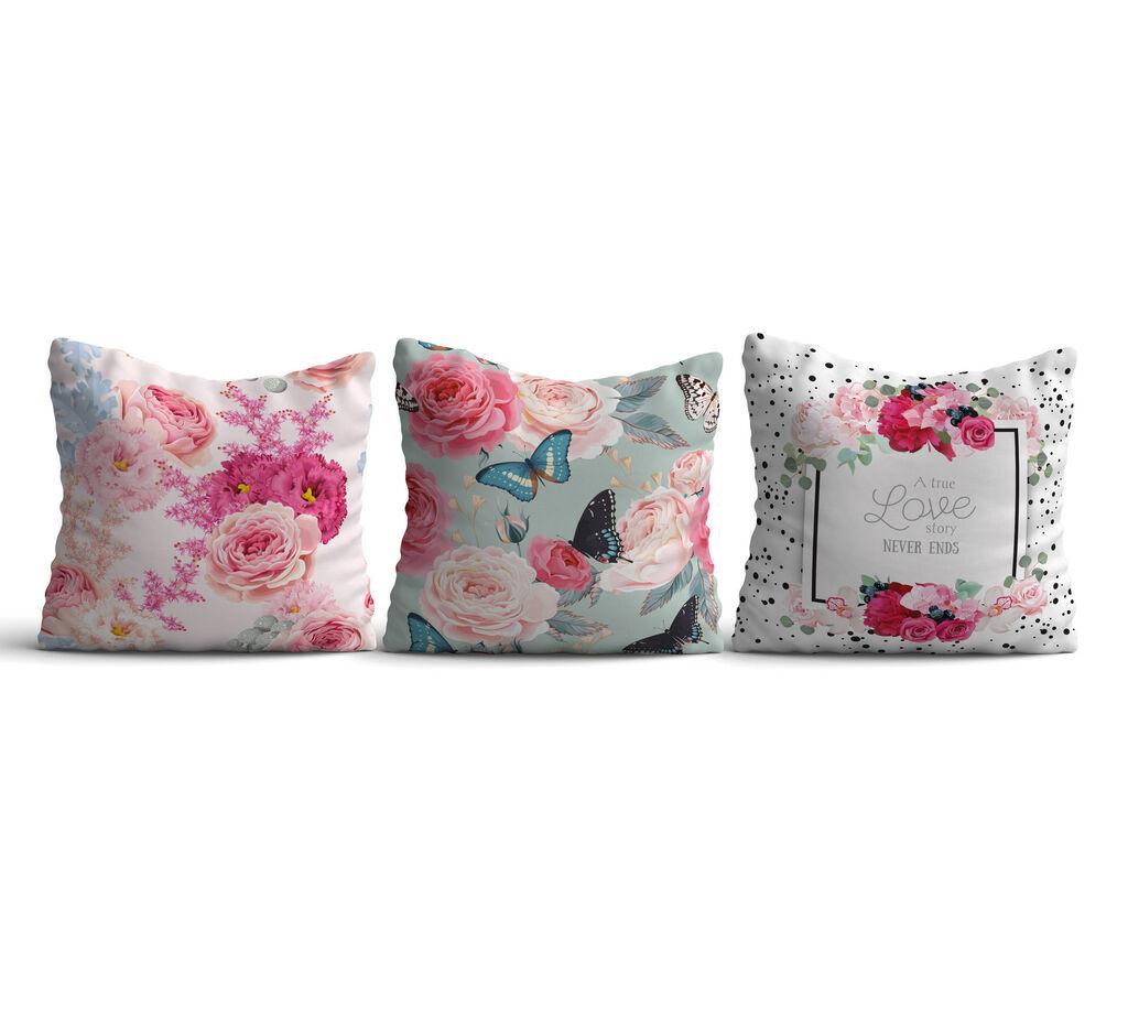 Aberto Design Set od 3 jastuka 43x43cm Šareni