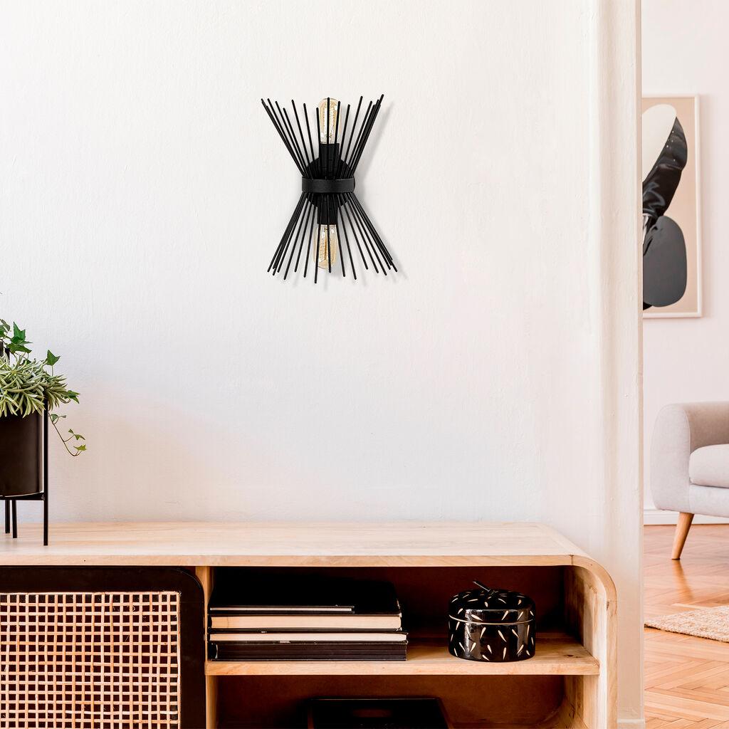 Opviq Kirpi 3091 Zidna lampa, Crna