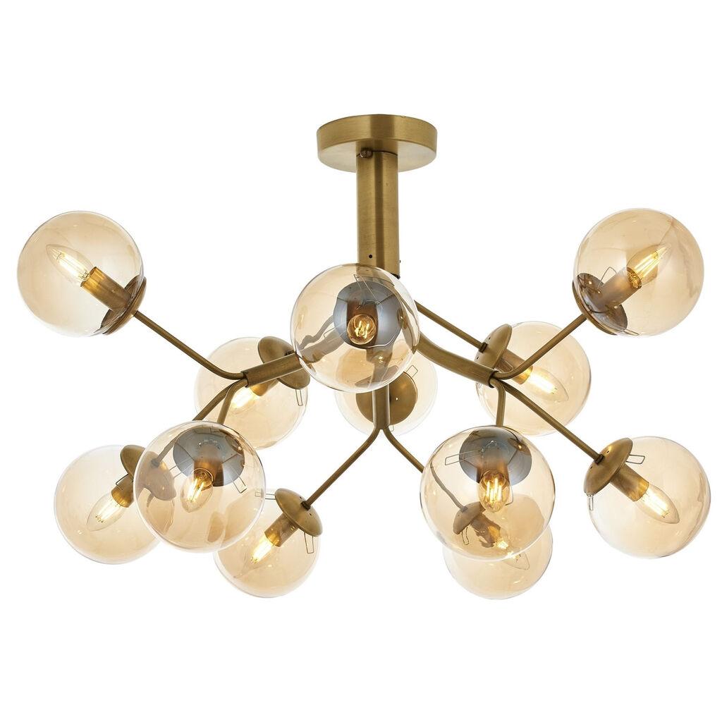 Opviq Luster Av 4286 12E, Metalni, Bronzana boja