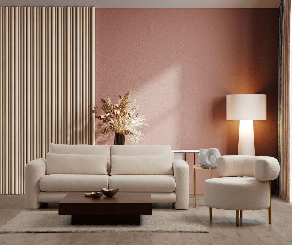 Atelier del Sofa Dvosjed Lily 97x73x180cm Krem