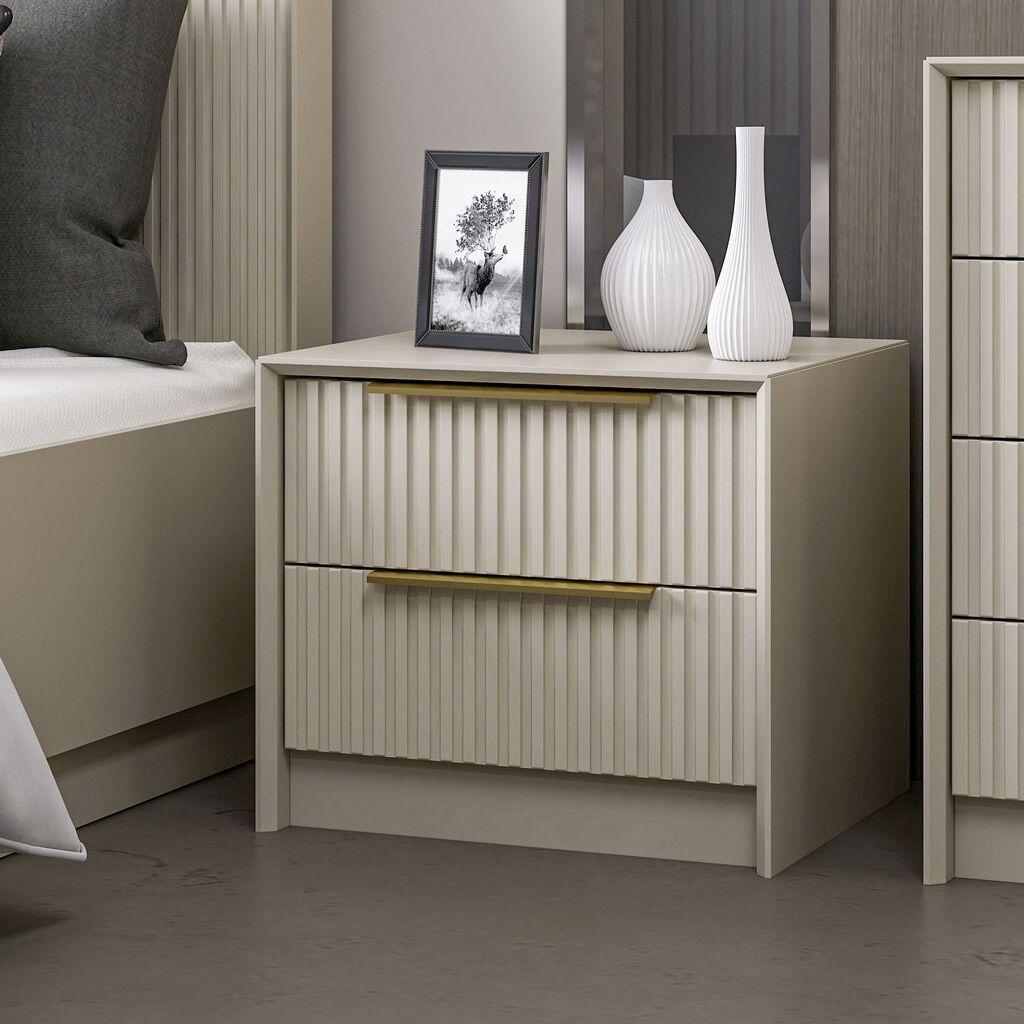 Hanah Home Pomoćni stolić-komoda Kale Luxe 7938, Siva