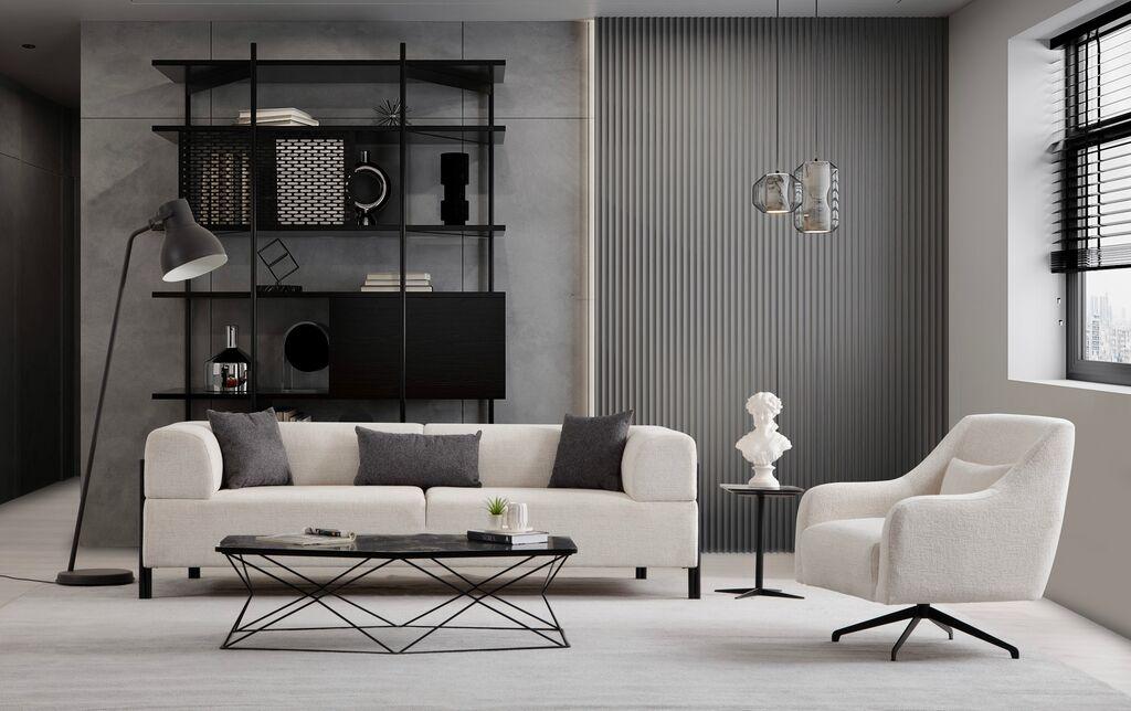 Atelier del Sofa Trosed Gio 93x75x225cm Bijela