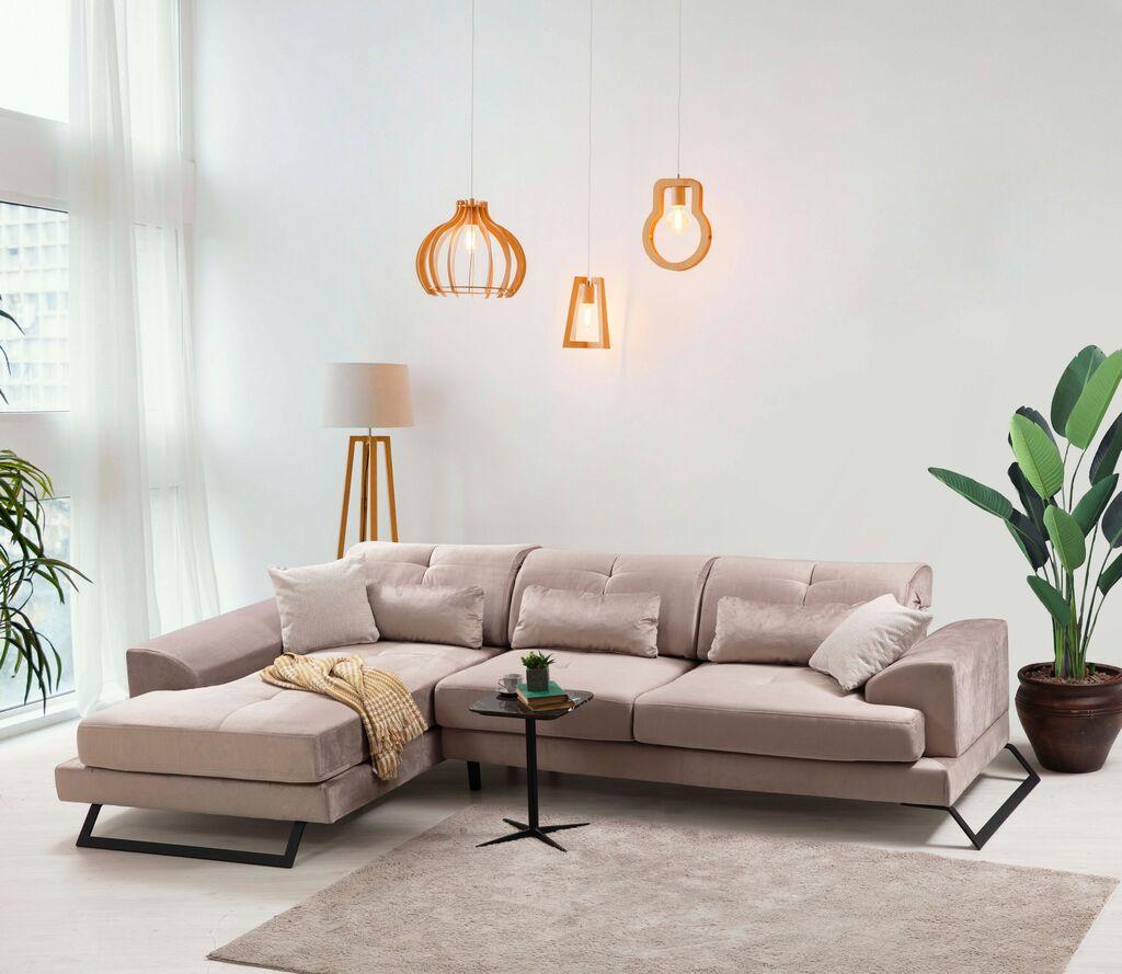 Atelier del Sofa Frido Ugaona lijevi (Chl+3R) Ugaona sofa, bež