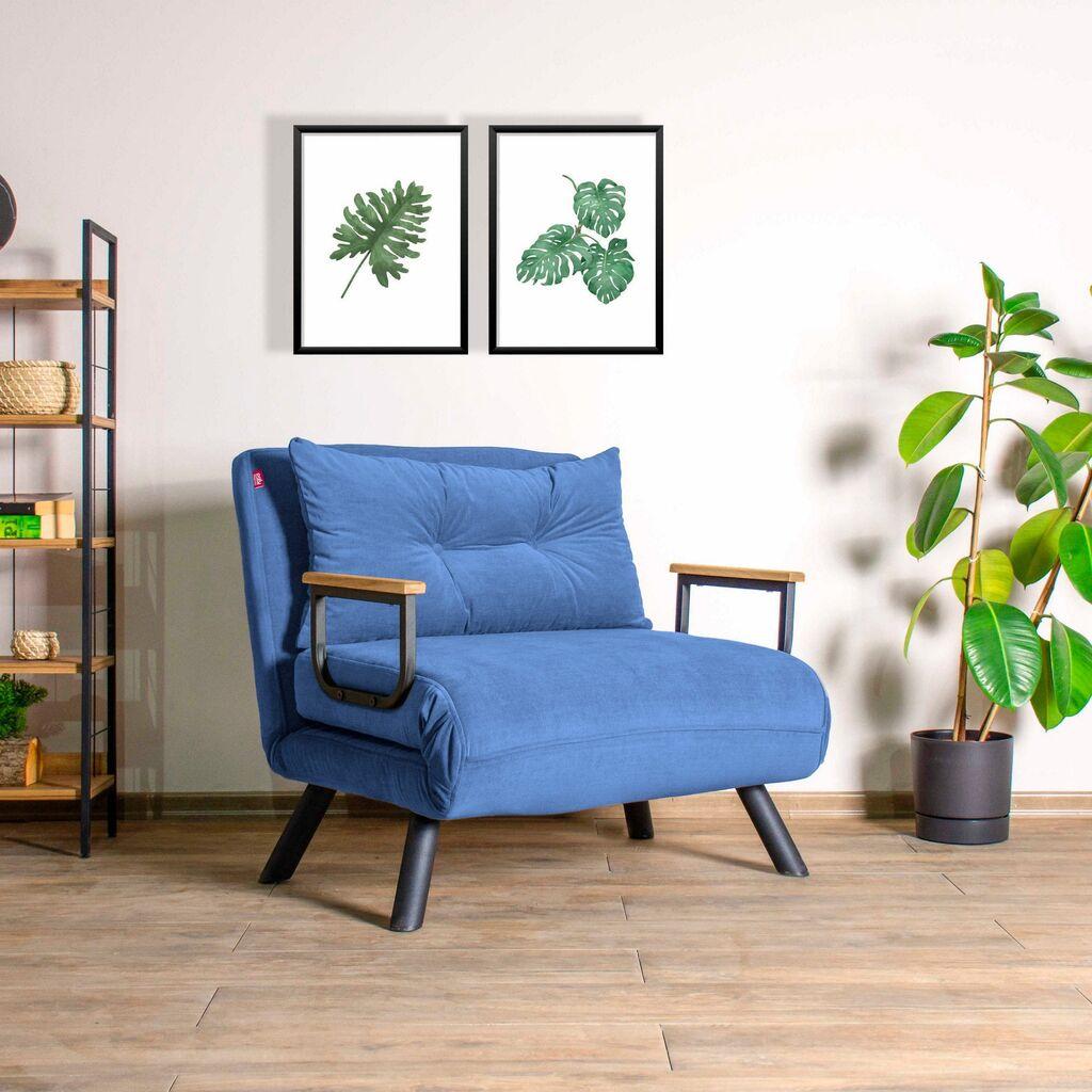 Atelier del Sofa Fotelja Sando 175x60cm Plava