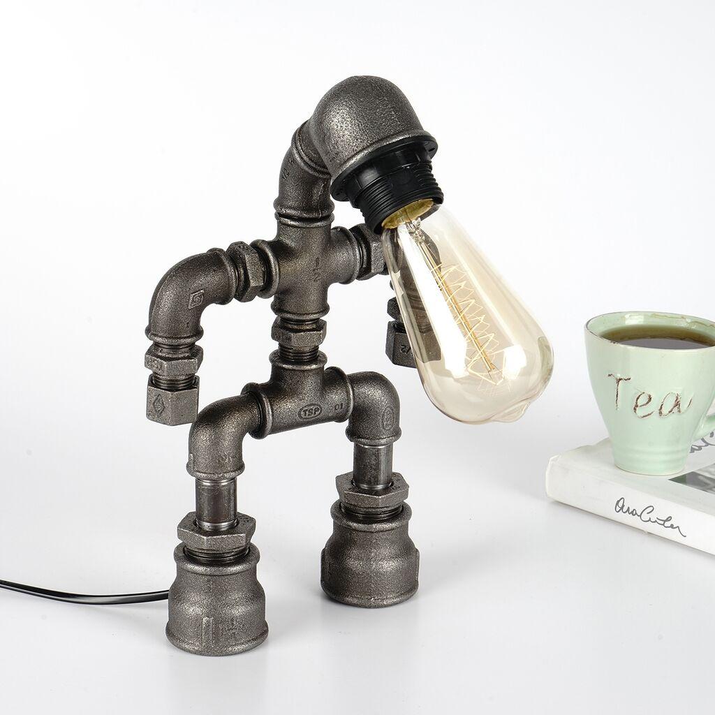 Opviq Pp083 Stona lampa, srebrna