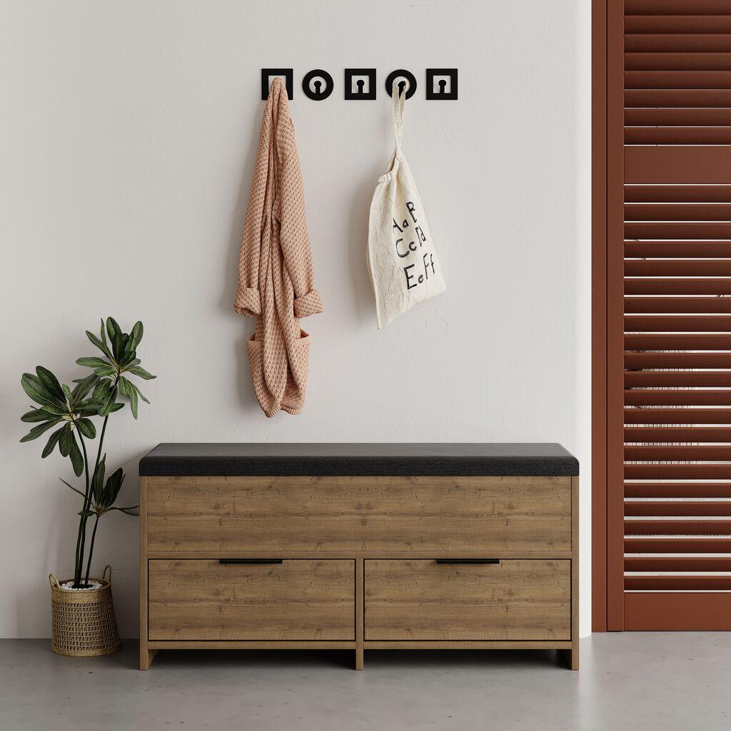Hanah home Stalak za cipele 106x50x34cm Smeđa