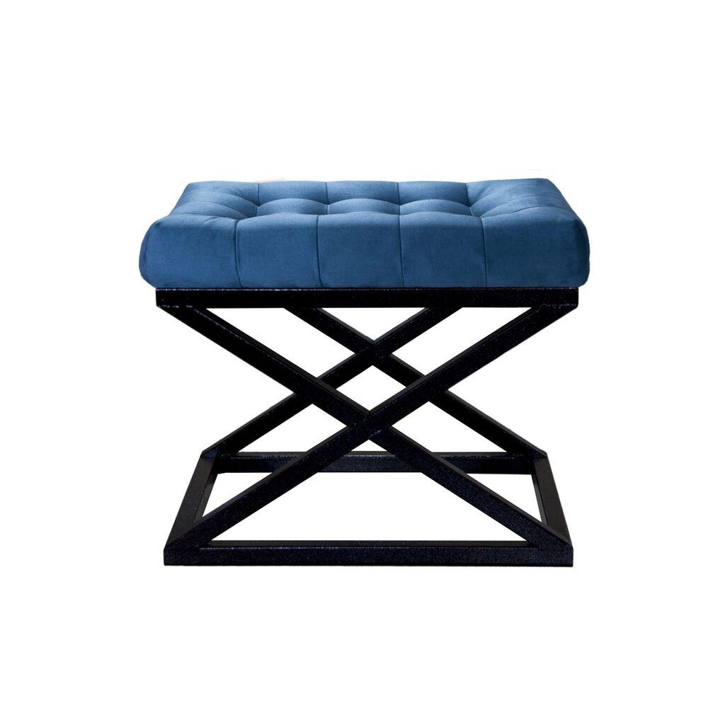 Atelier del Sofa Tabure 50x42x40cm, Teget-Crna