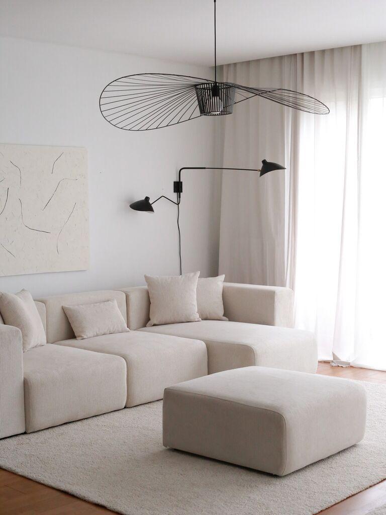 Atelier del Sofa Tabure 86x41x86cm, Bijela
