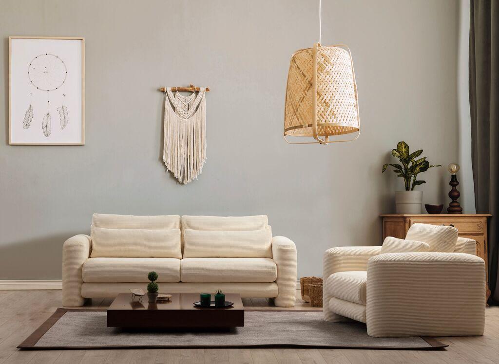 Atelier del Sofa Trosed Lily 97x73x215cm Bež