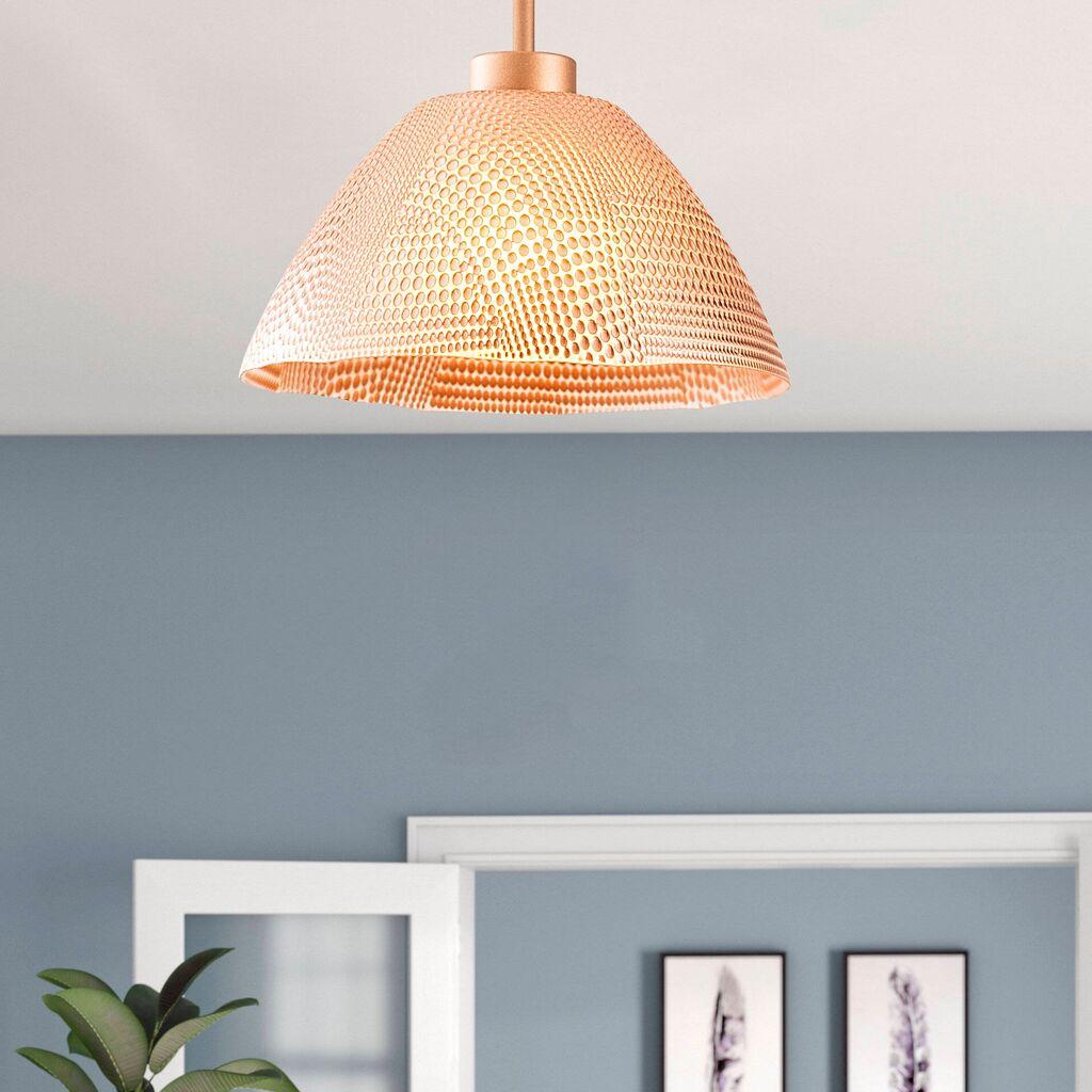 Opviq Luster Bornova-N-162, 32cm, 30 cm, E27, IP20, Roze-zlatna