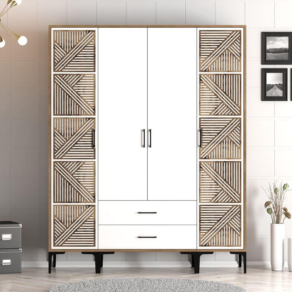 Hanah Home Kumsal PTP Orahov ormar, bijeli