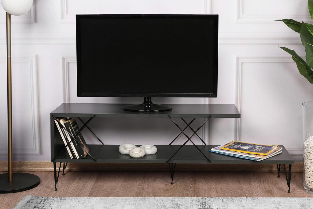Hanah home TV Chest Street Antracit