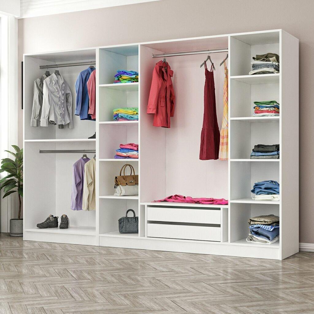Hanah home Ormar Kale 270x190x52cm Bijeli