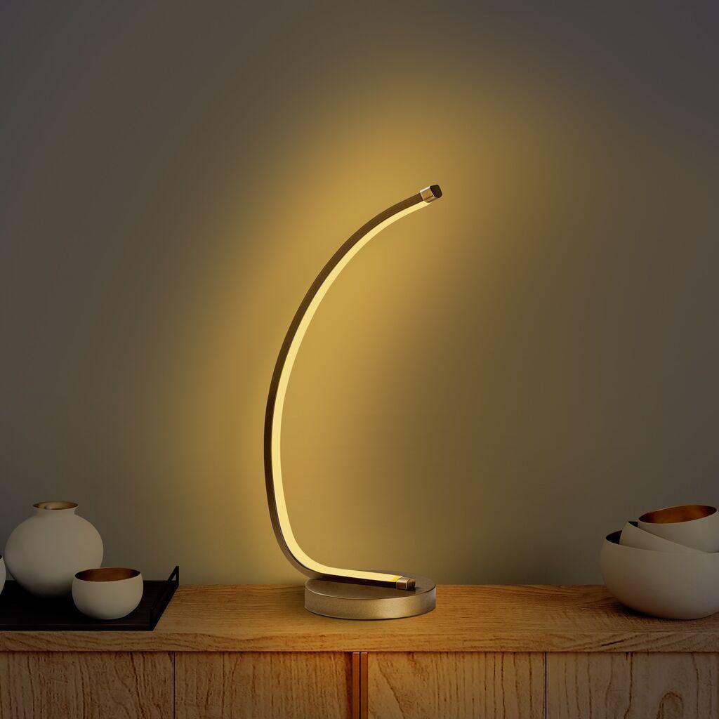 Opviq Bevel 13322 Stona lampa, Zlatna