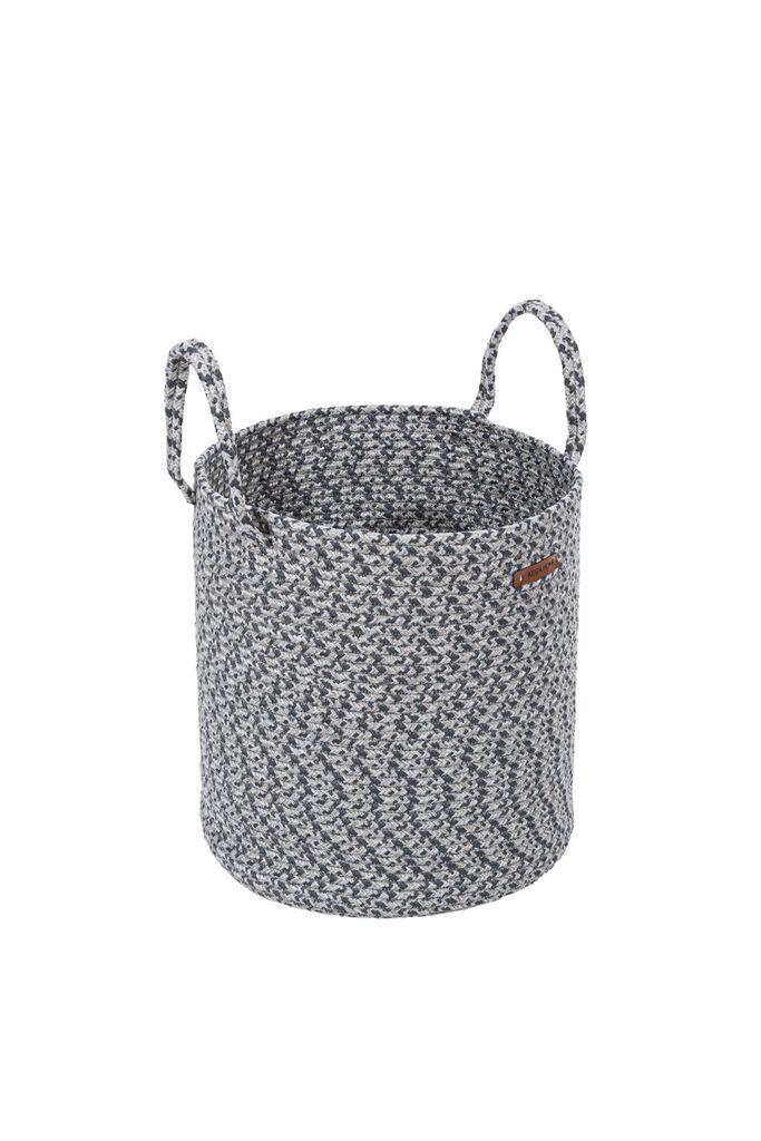 Aberto Design Ukrasna korpa 35x50 cm, Tamno siva