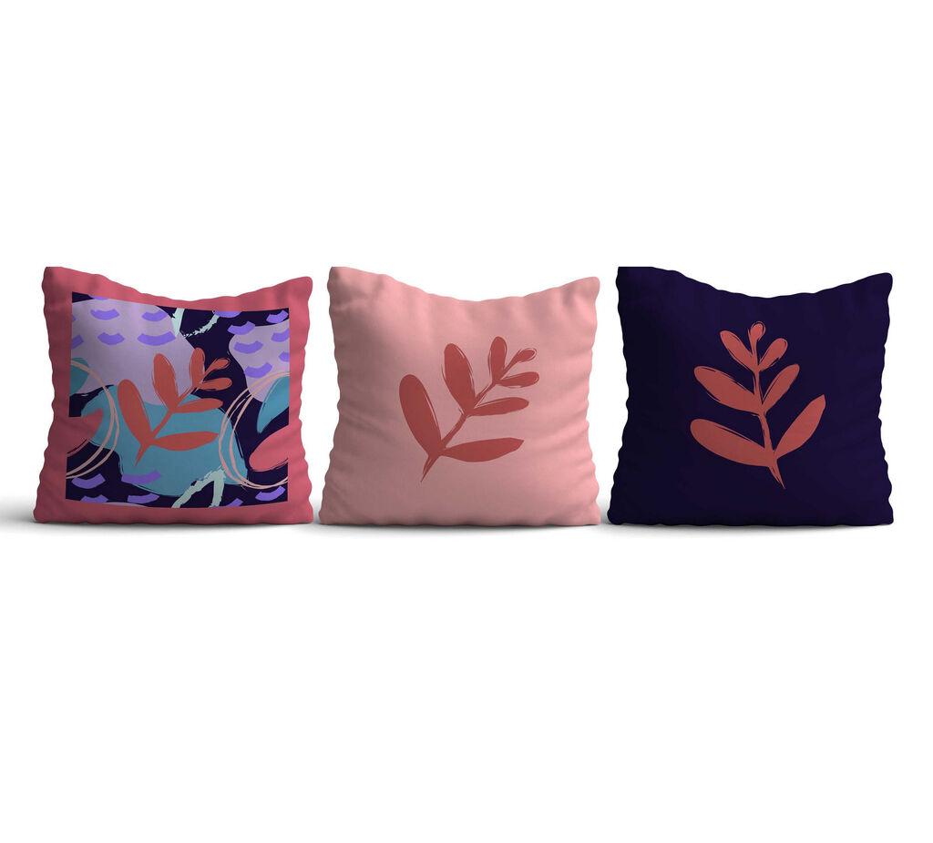 Aberto Design Set od 3 jastuka 43x43cm Šareni