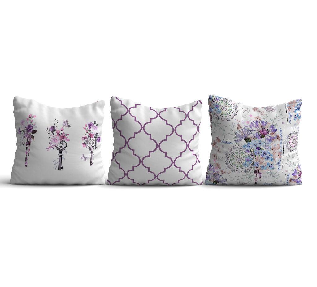 Aberto Design Set od 3 jastučnice 43x43cm Šarene