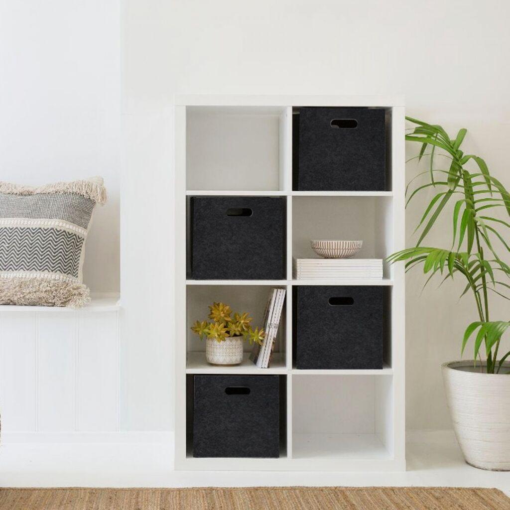Aberto Design Set kutija za odlaganje HMY-6355, 4 dijela, Crna