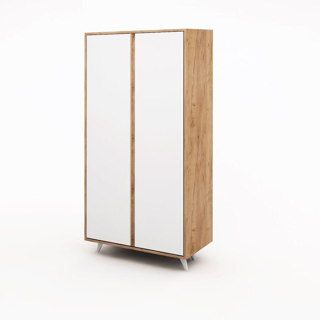 Hanah home Ormar Ajumma 100x187x52cm Hrast-bijela