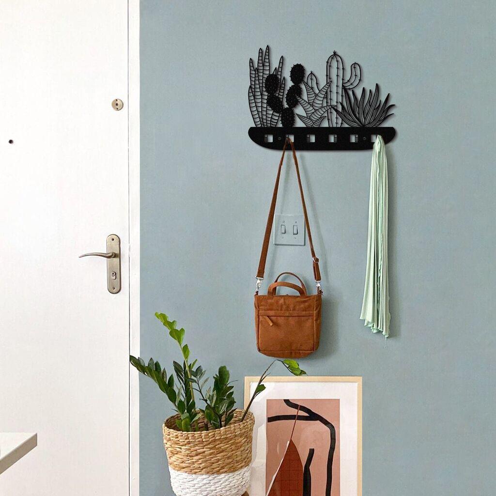 Aberto Design Držač za kaktuse, 68x44 cm, crni