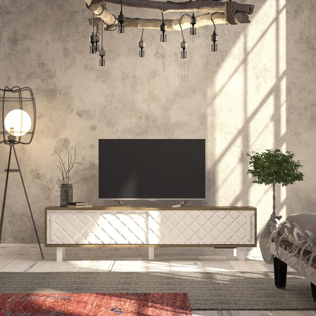 Hanah kućni TV komoda Rob Oak-White