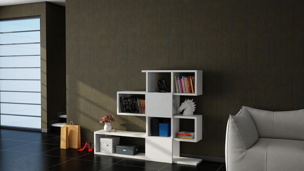 Hanah Home Polica 120x109x19,5cm Bijela