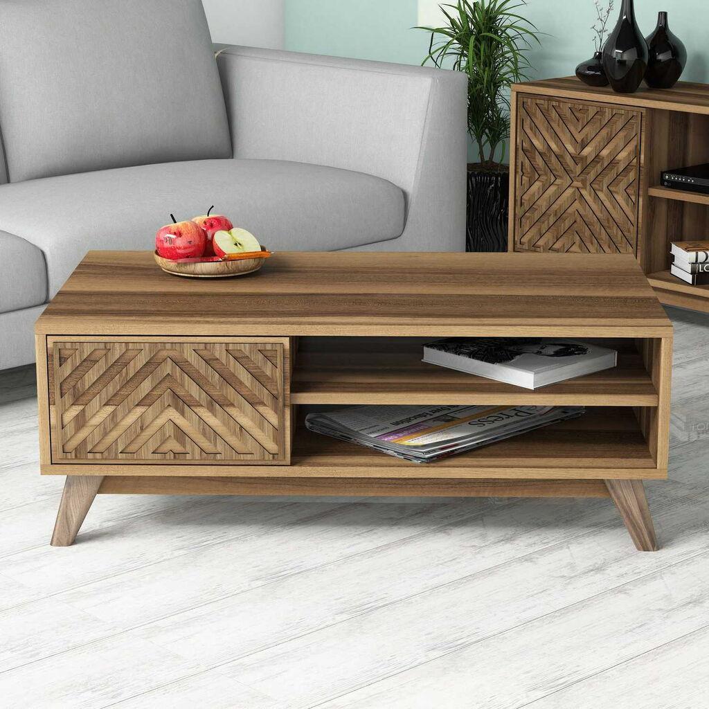 Hanah Home Klub sto Inci 105x38,2x60​cm Orah