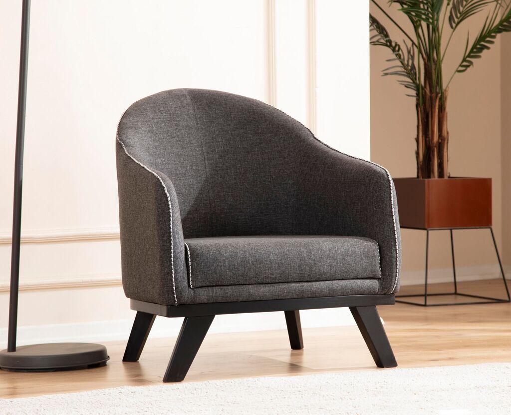 Atelier del Sofa Fotelja Leon 90x82x75cm Antracit