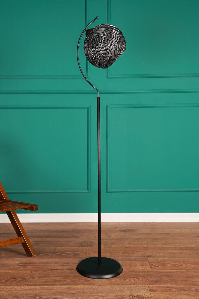 Opviq Podna lampa Povimento, 165 cm, Crna
