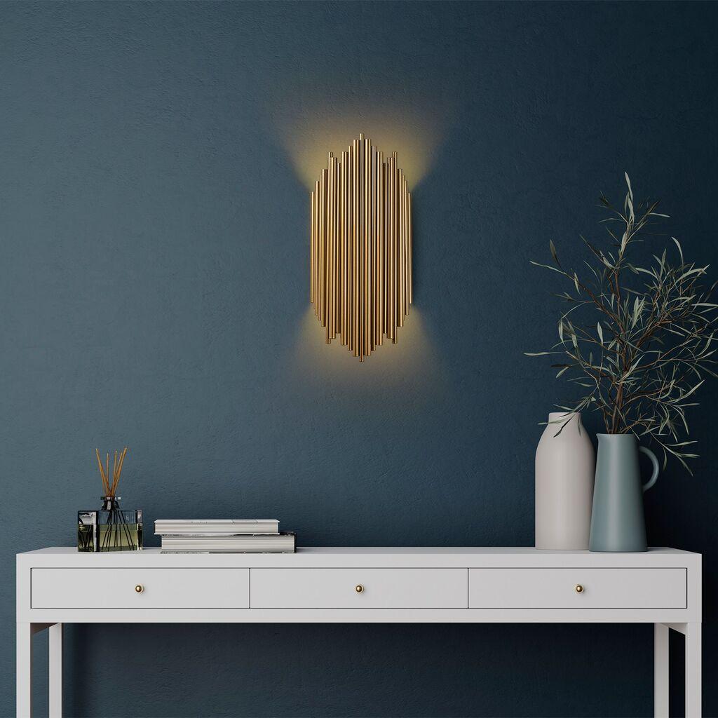 Opviq Kara 13346 Zidna lampa, zlatna