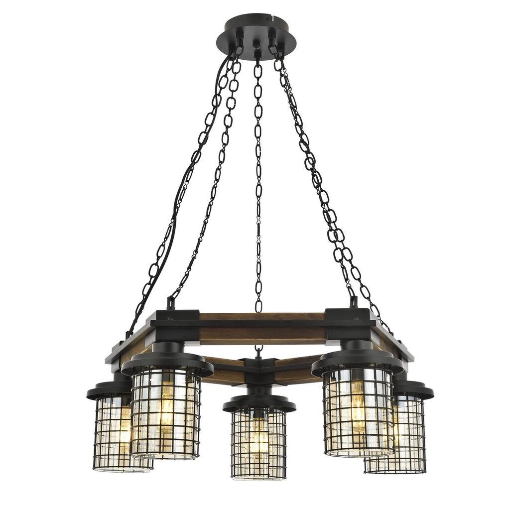 Opviq Luster AV 4216 5ET, Metalni, Crni