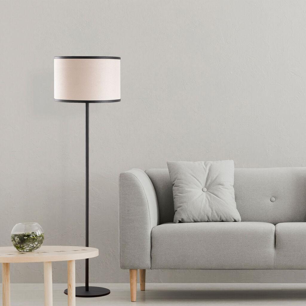 Opviq WAY 11613 Podna lampa, Crno-Bijela