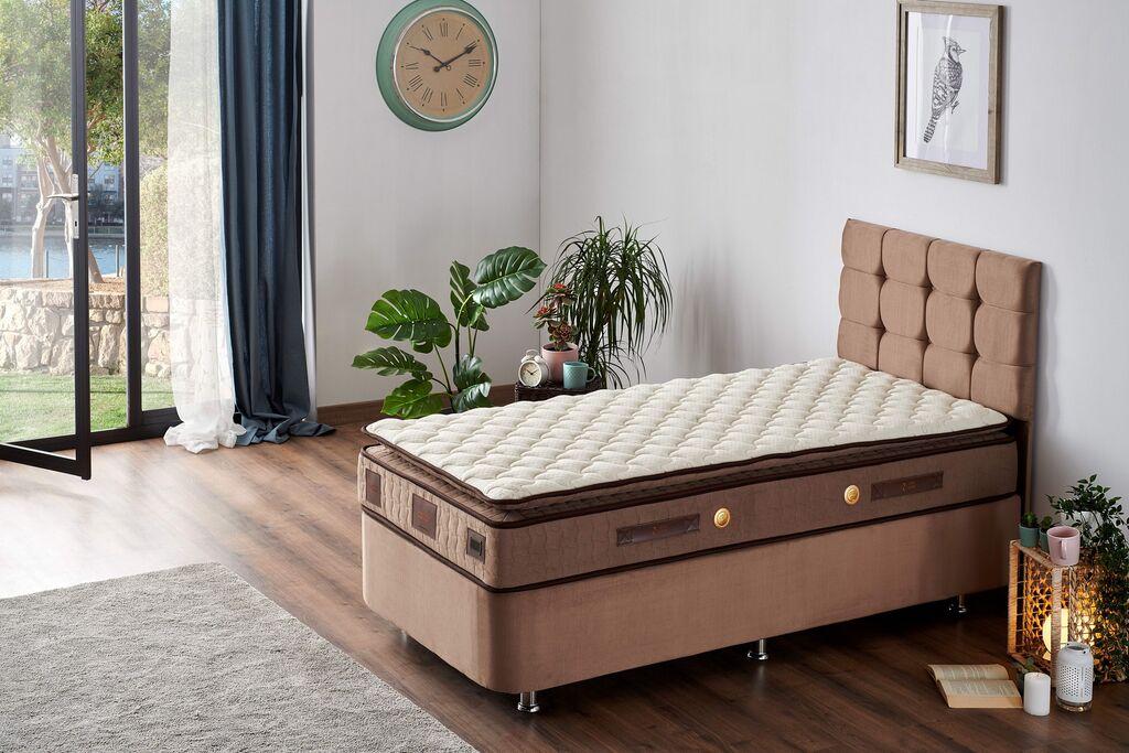 Hanah Home Madrac 120x25x200cm Bijelo-smeđi