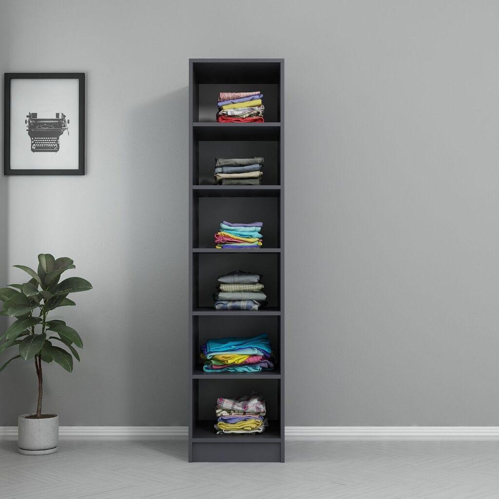 Hanah home Kale ormar 45x210x52cm antracit boje