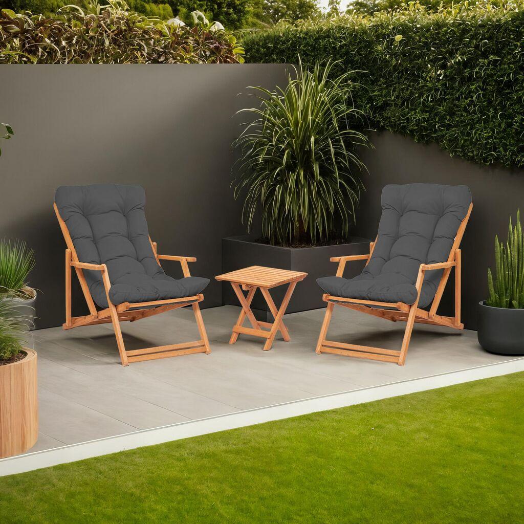 Hanah Home My007 Vrtni set, sivi