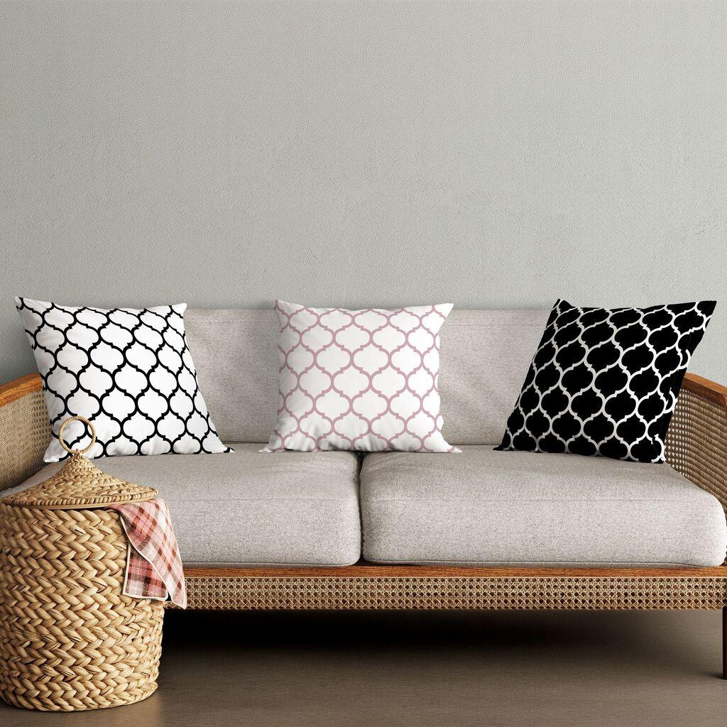 Aberto Design Set od 3 jastuka 43x43cm Šareni