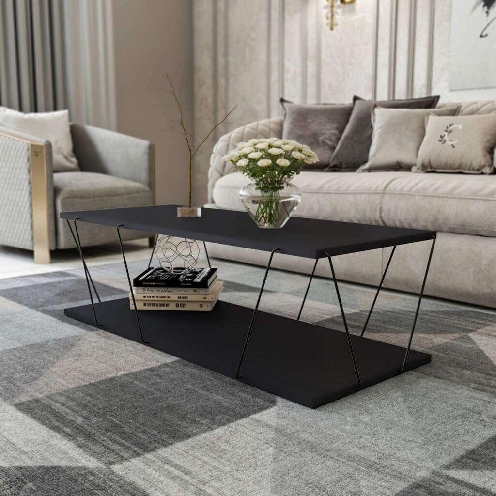 Hanah Home Labranda Sto za dnevnu sobu, TamnoSiva