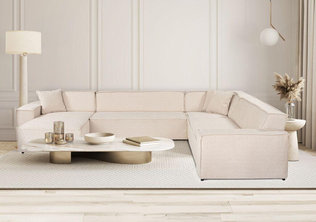 Atelier del Sofa Kutni set Puzzle 100x72x167cm Bež
