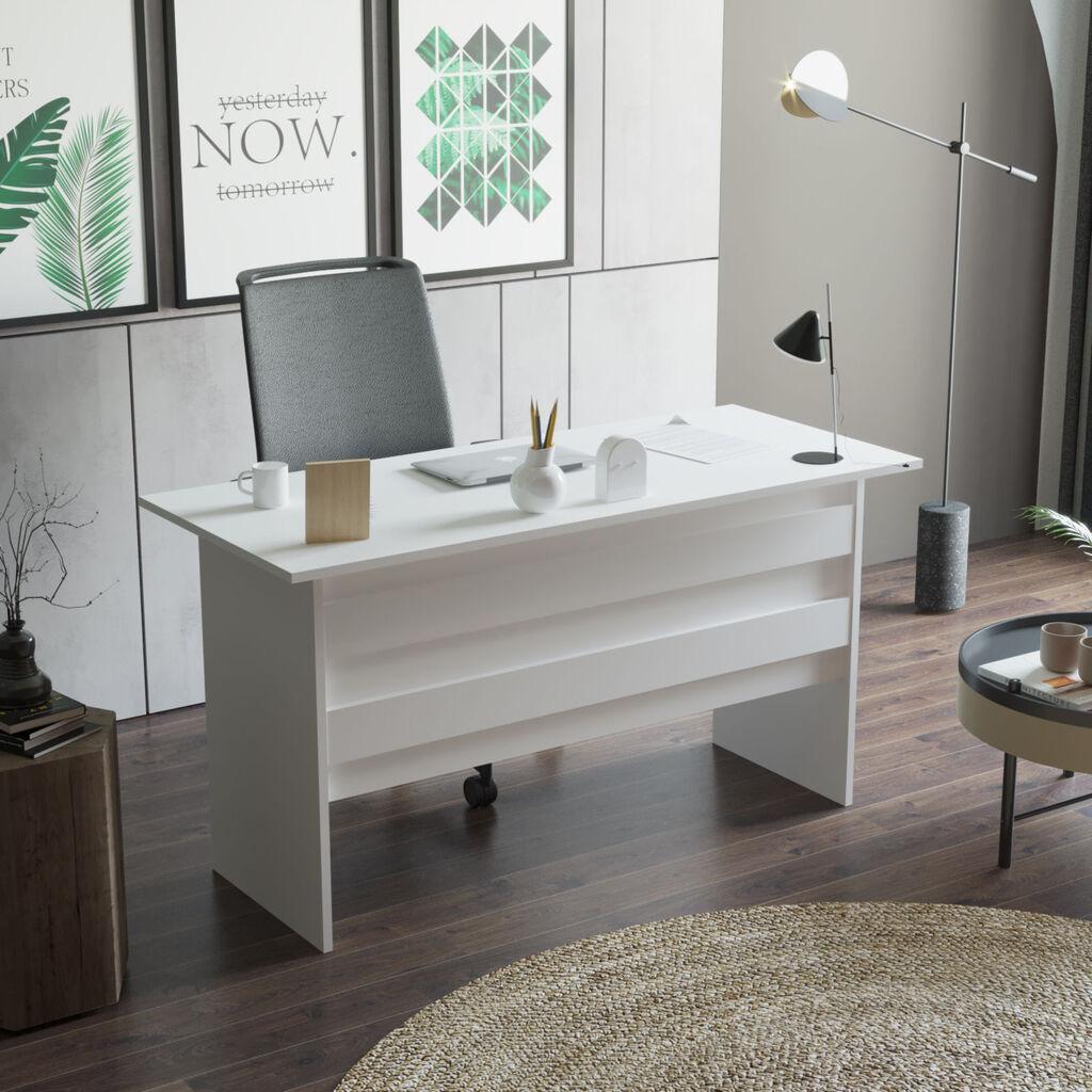 Hanah home Radni sto 140x73.8x60cm Bijeli