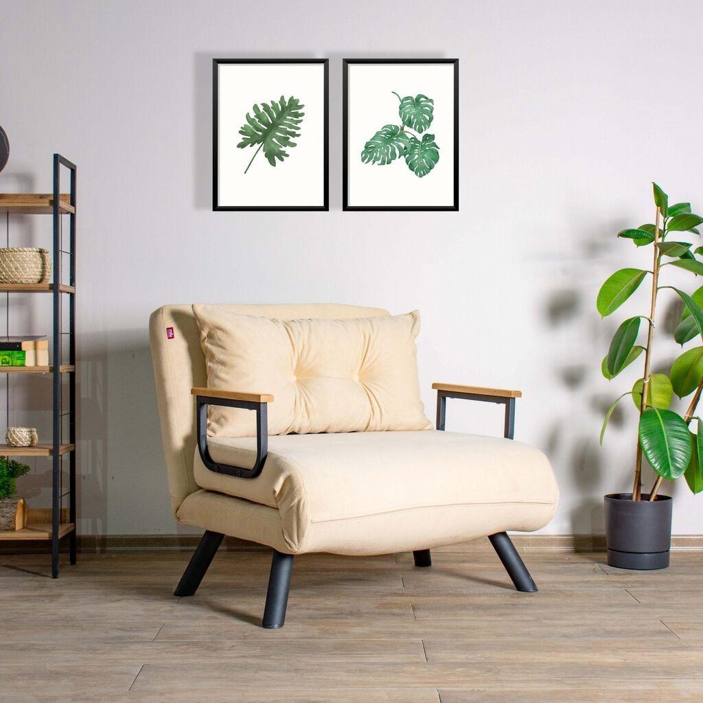Atelier del Sofa Sando Sofa na razvlačenje za jednu osobu, krem