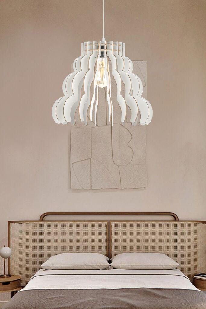 Opviq Luster Cloudy White, MDF